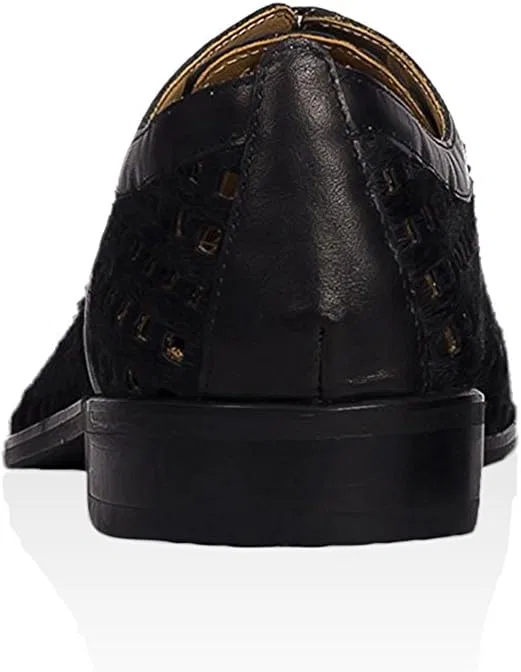 Мужские туфли-дерби Hemsted & Sons M0119, Black — фото 3
