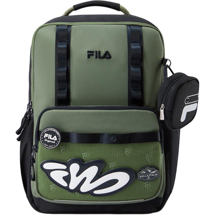 

FILA Нейлоновый школьный рюкзак для детей Перидот зеленый, Peridots Green