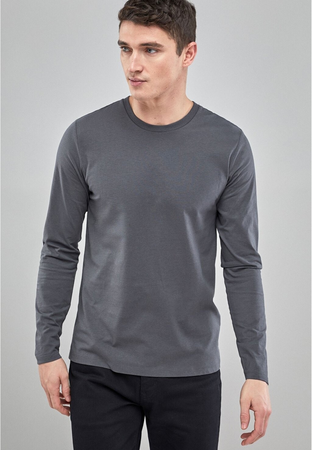 

Футболка с длинным рукавом Long Sleeve Crew Neck Next, цвет dark grey