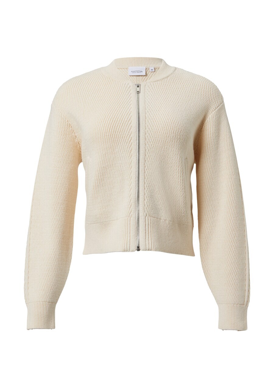 

Вязаный кардиган comma casual identity Knit Cardigan, экрю