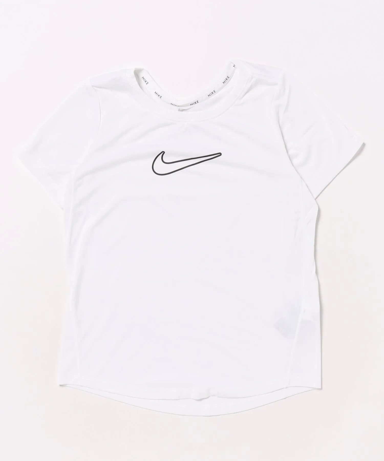 Детская футболка с технологией Dri-FIT YTH GIRLS DF ONE STDHBRS/S NIKE белая