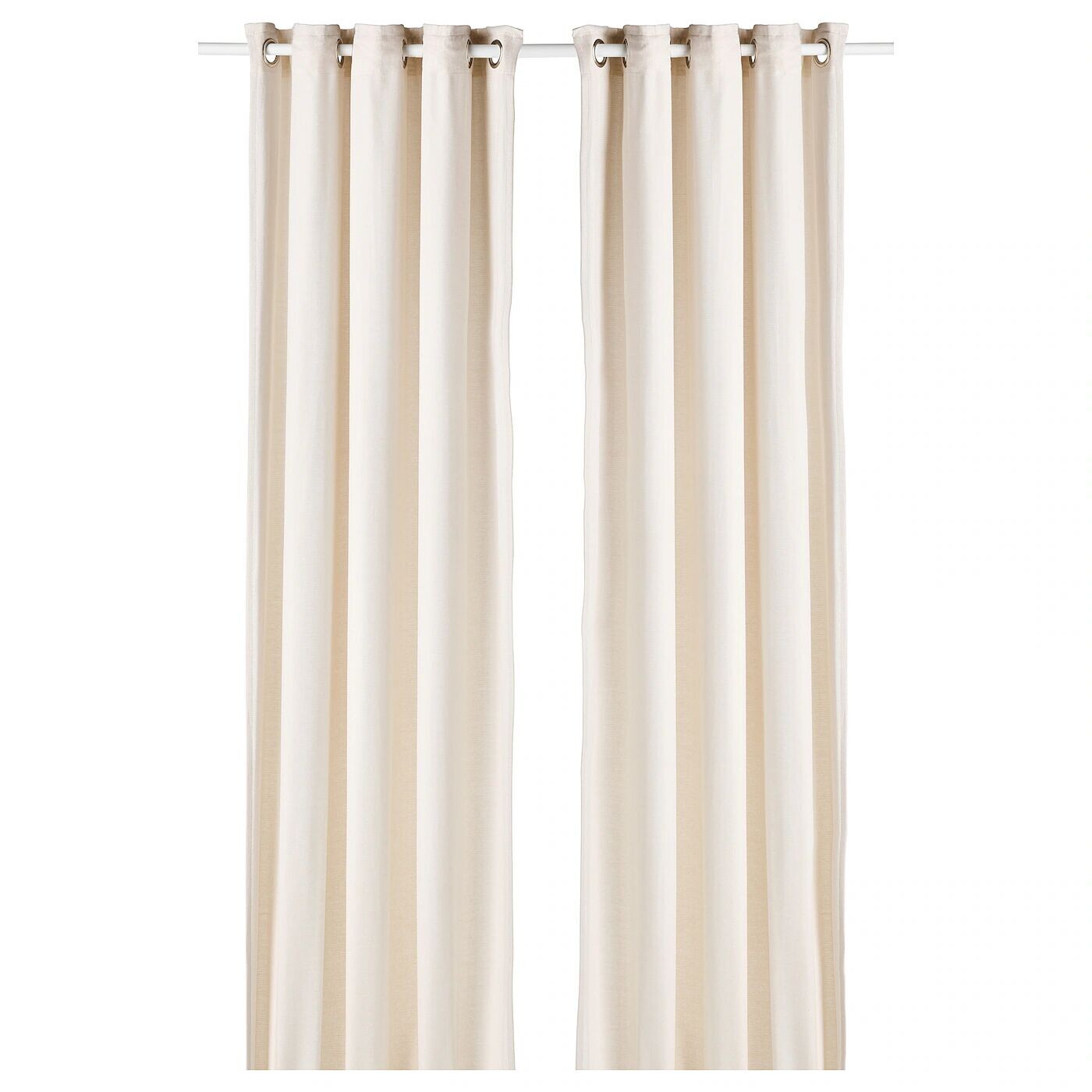 

2 шторы, бежевые, 145х300 см, MOALINA IKEA