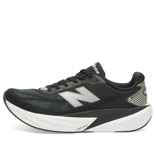 

Кроссовки New Balance Rebel V5 New Balance Running, черный, серебро metallic & белый