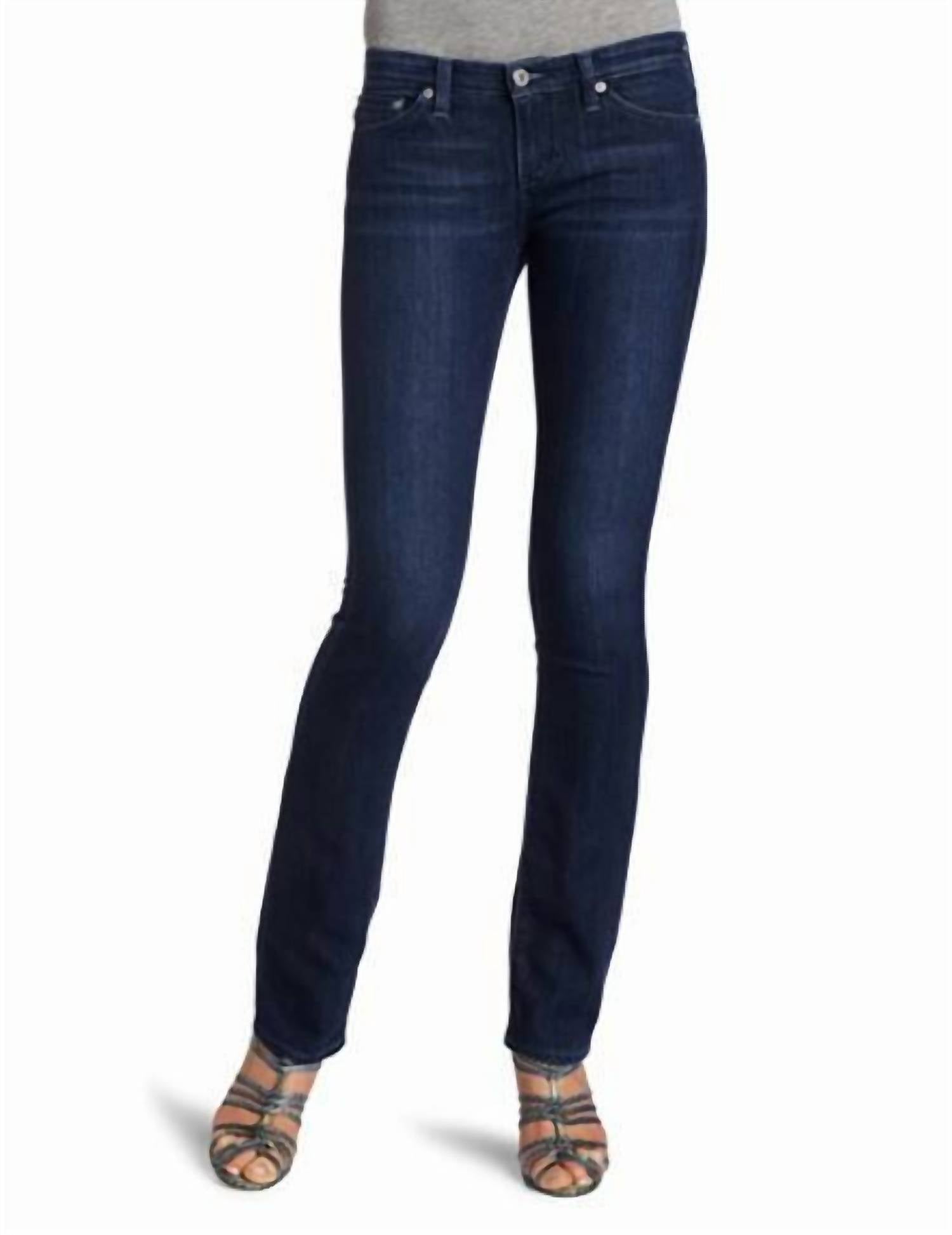 

Джинсы Ballad Slim Fey Wash Denim Boot в синем цвете AG Jeans