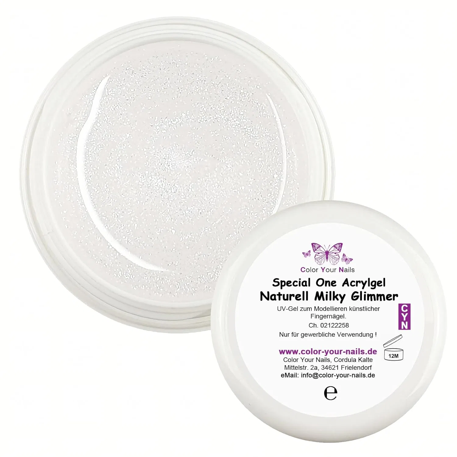 Акриловый гель «Naturell Milky Glimmer» (5 г) от Special One Color Your Nails