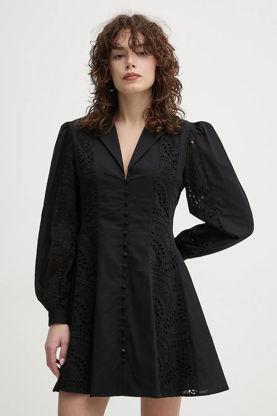 

Хлопковое платье Isabelle Blanche, черный