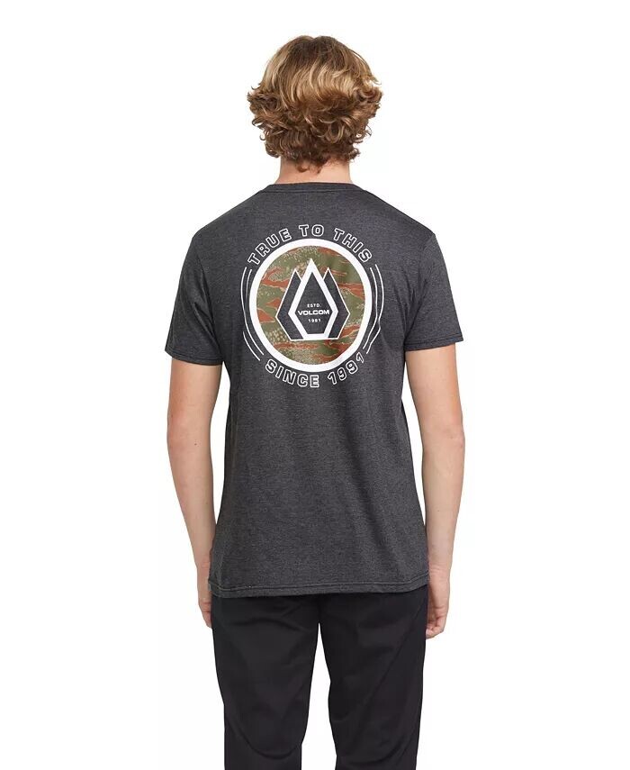 

Мужские футболки с короткими рукавами и наполнителем Link Volcom, серый