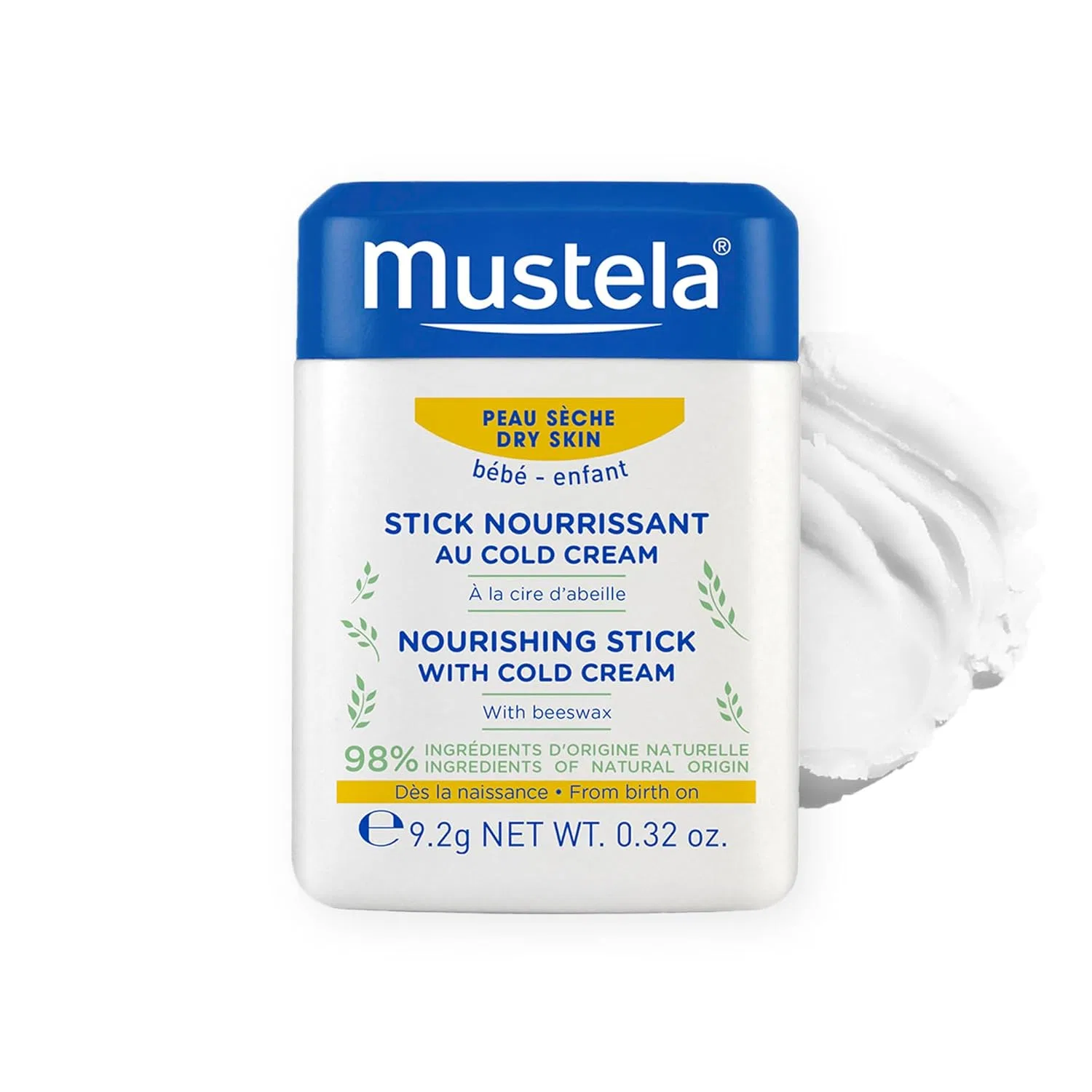Крем для лица Mustela — Бальзам для лица «Hydra Stick CC» с колд-кремом от
