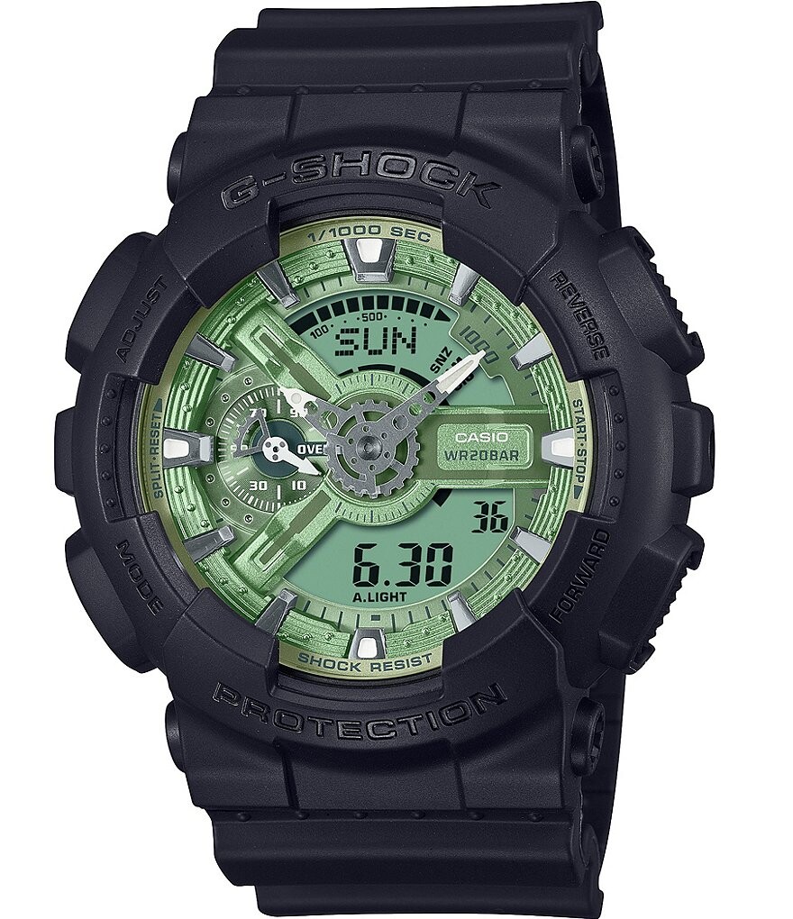 

Мужские часы G-Shock Ana-Digi с черным полимерным ремешком, черный