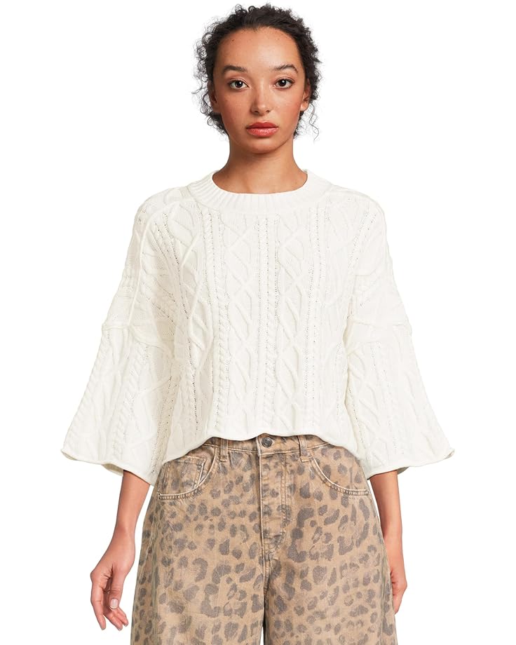 

Свитер Free People Washed Ashore Sweater, белый
