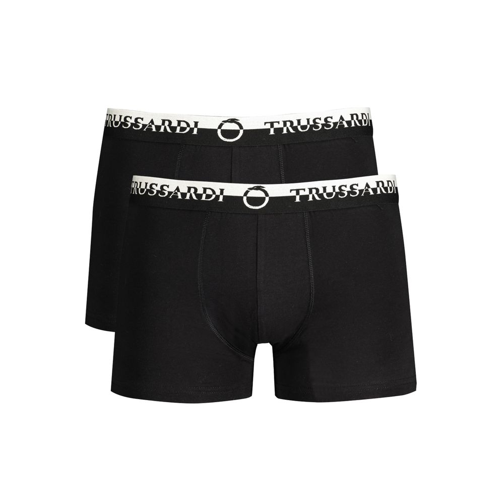 

Черное хлопковое нижнее белье Trussardi