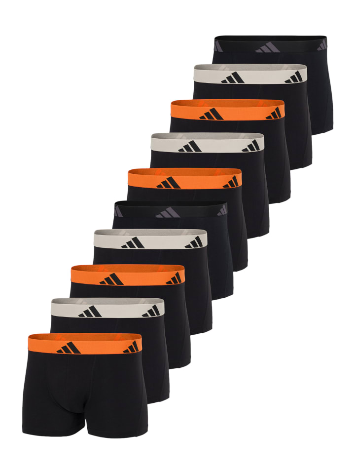 

Ретро шорты/брюки Active Flex Cotton черного/оранжевого цвета Adidas Sportswear