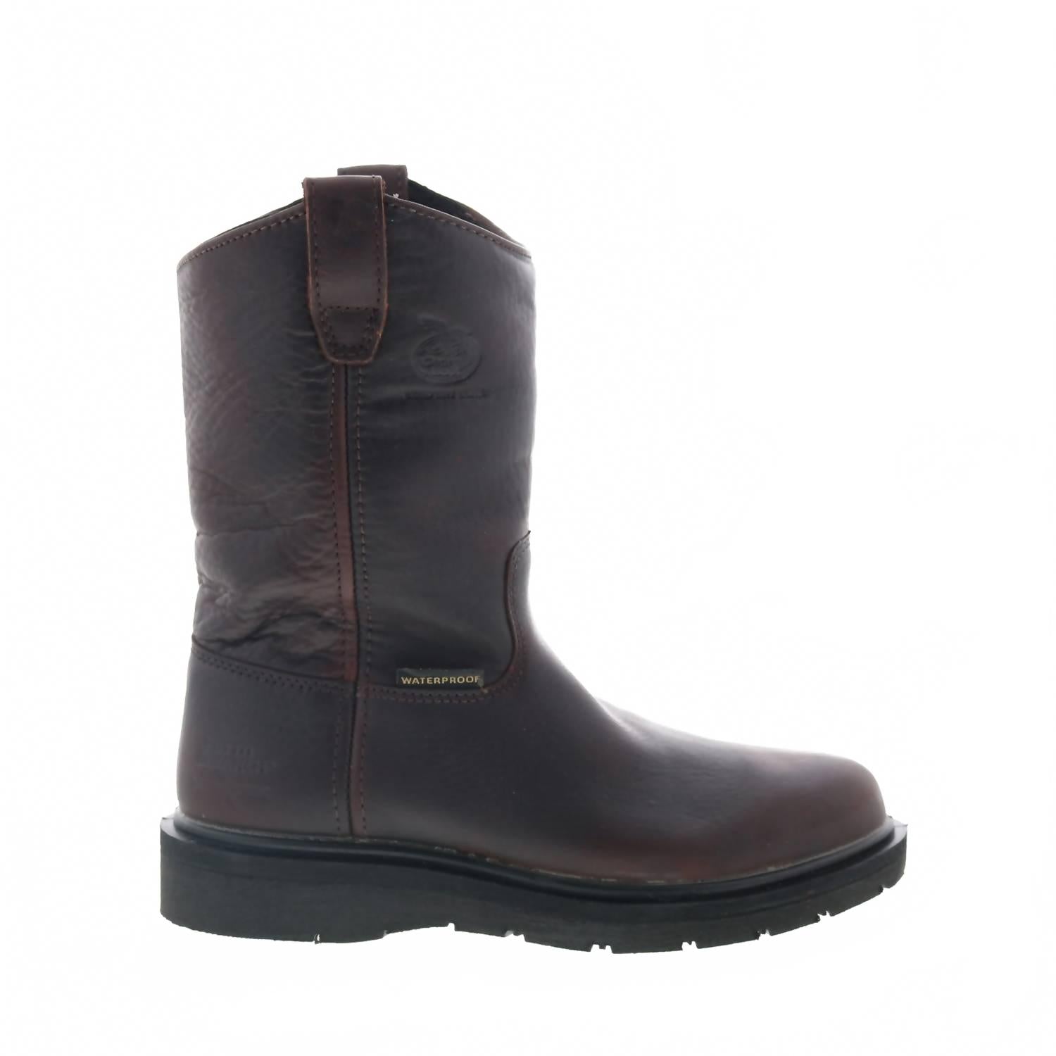 

Мужские водонепроницаемые рабочие ботинки Suspension Wedge, средний размер, коричневый цвет Georgia Boot, коричневый