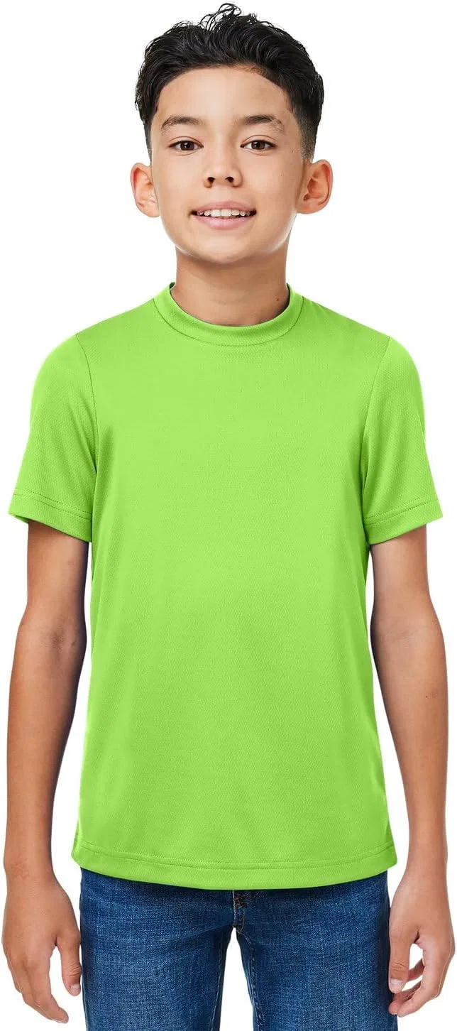 Футболка для активного отдыха Team 365, детская, цвет Acid Green