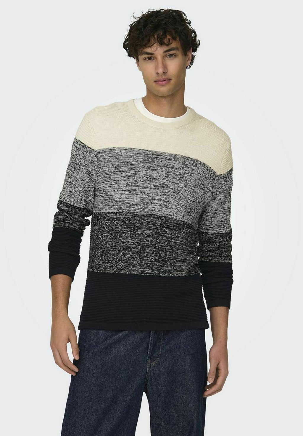 

Джемпер HUGO COLORBLOCK Only & Sons, черный