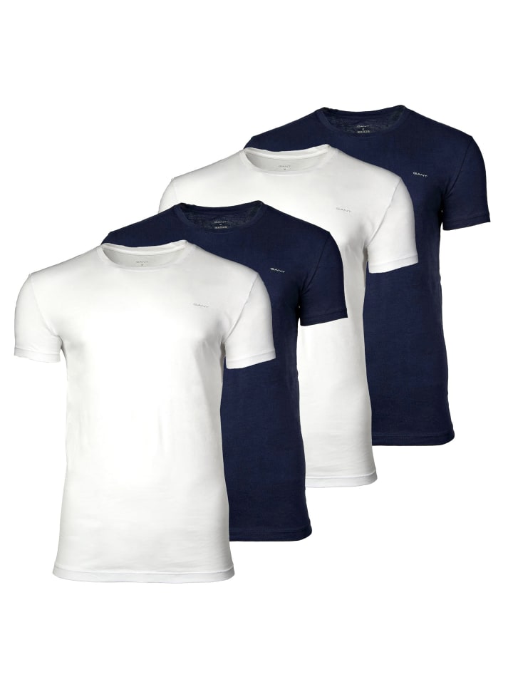 

Футболка Gant, цвет marineblau/weiß