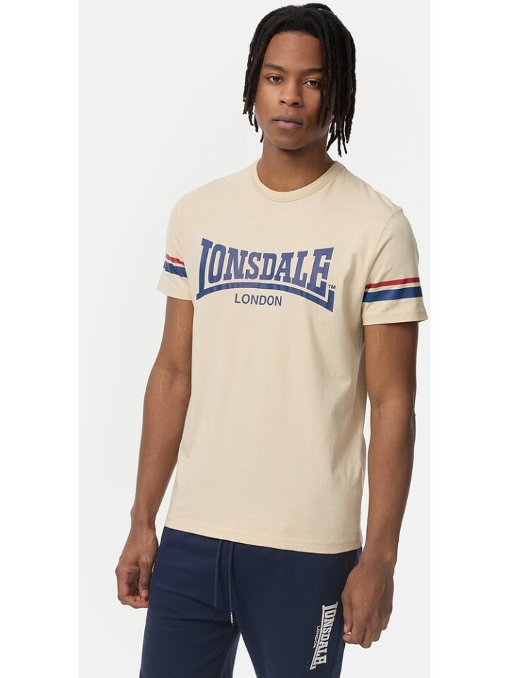 

Футболка Lonsdale T-Shirt, бежевый