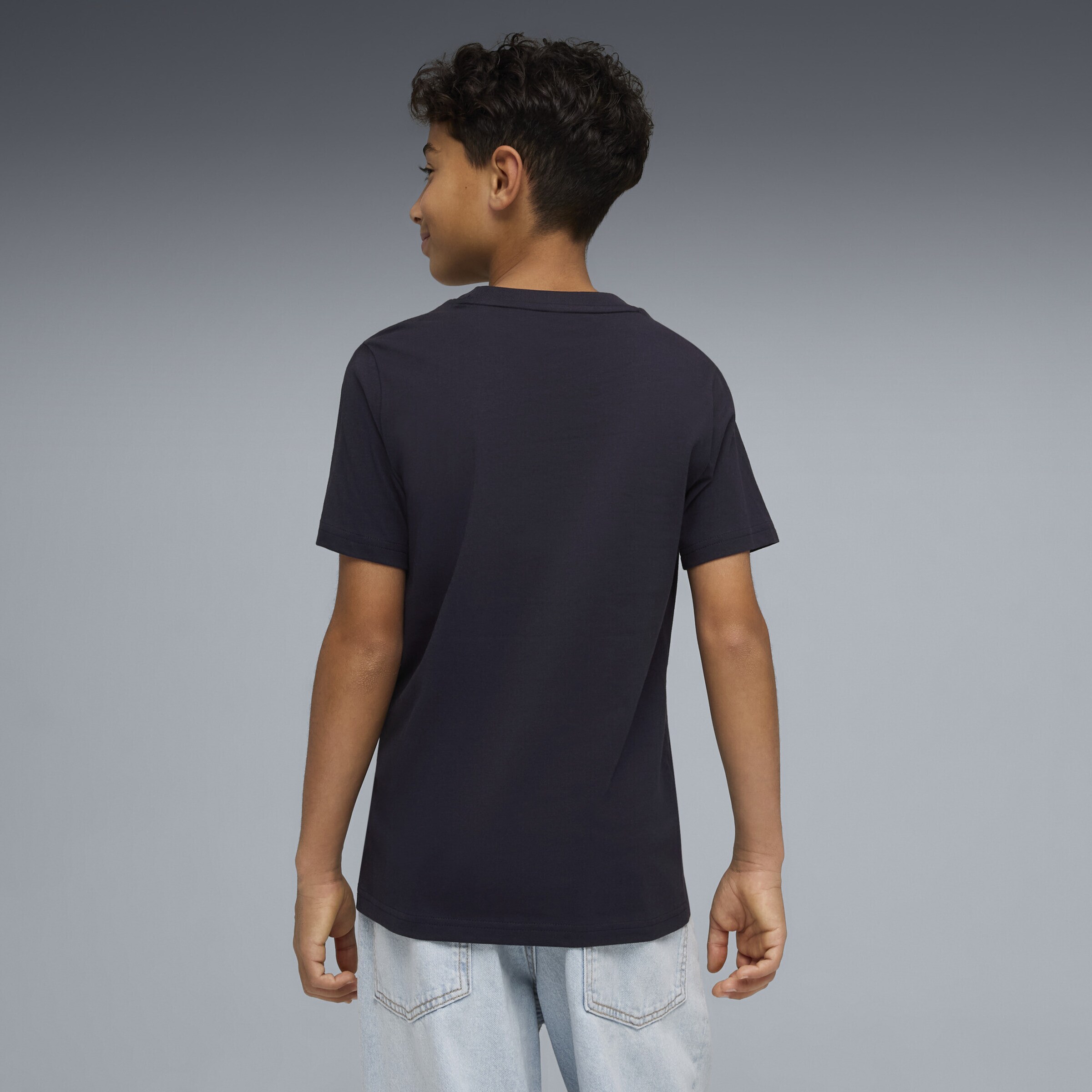 PUMA Футболка 'Essentials Colour No.1' в цвете Navy — фото 4