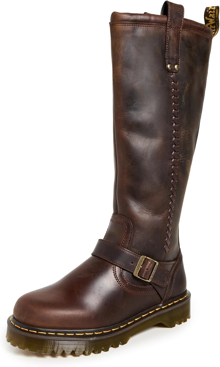 

Ботинки Dr. Martens Unisex-Adult Anistone до колена, Dark Brown