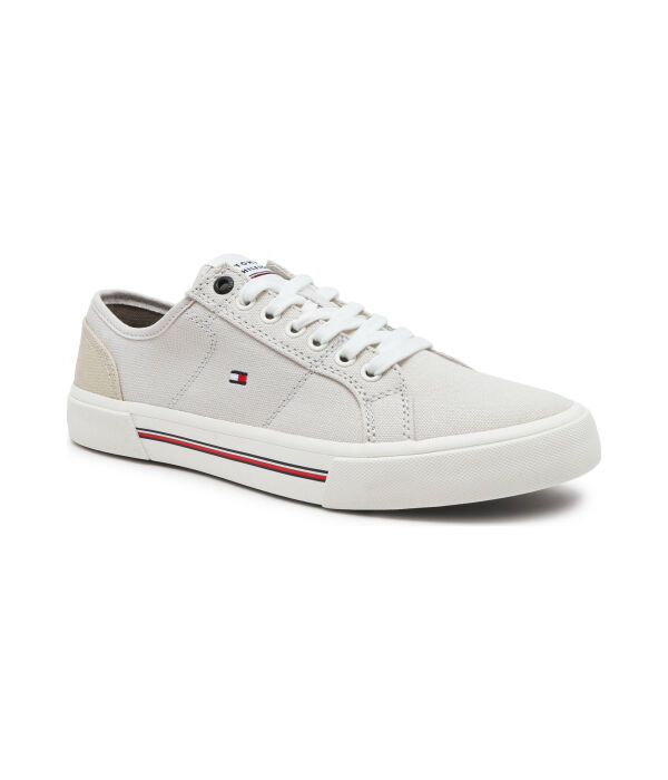 

Кеды теннисные Tommy Hilfiger Core Corporate Vulc, экрю