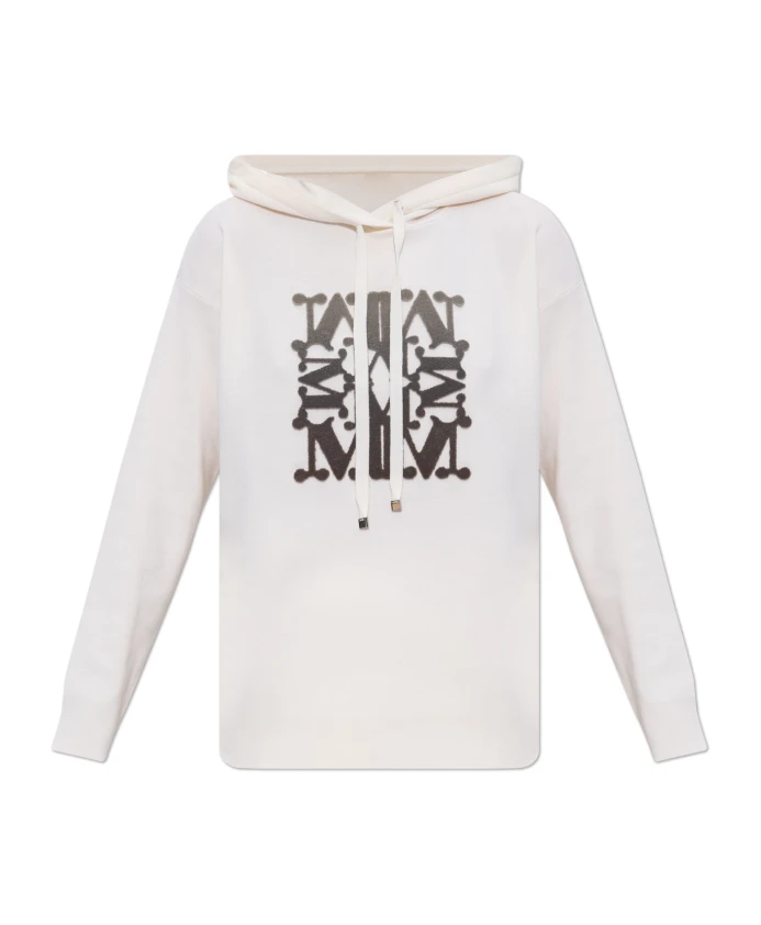 

Шерстяная толстовка taddeo Max Mara, белый