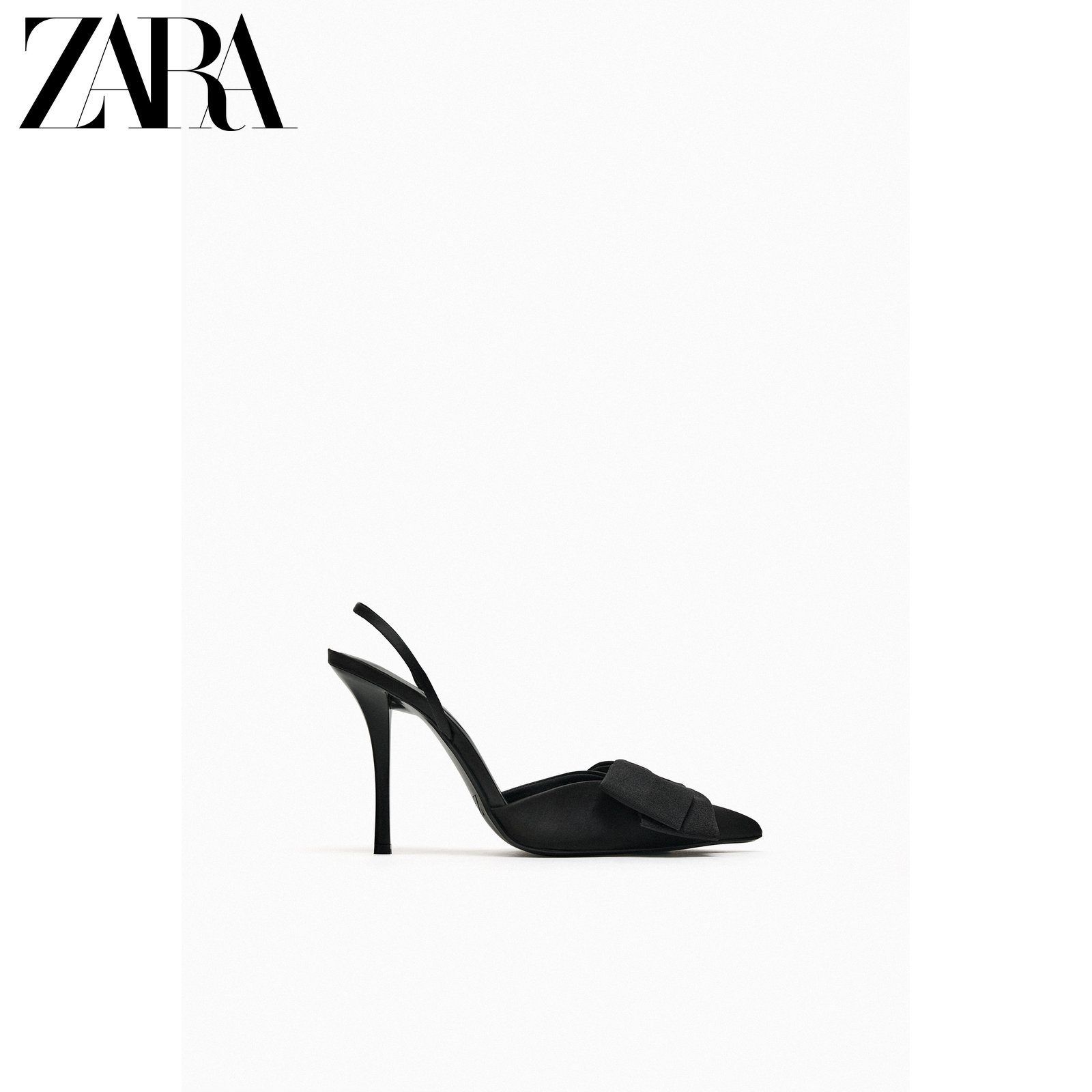 

Туфли женские Zara Trf на шпильке, черный