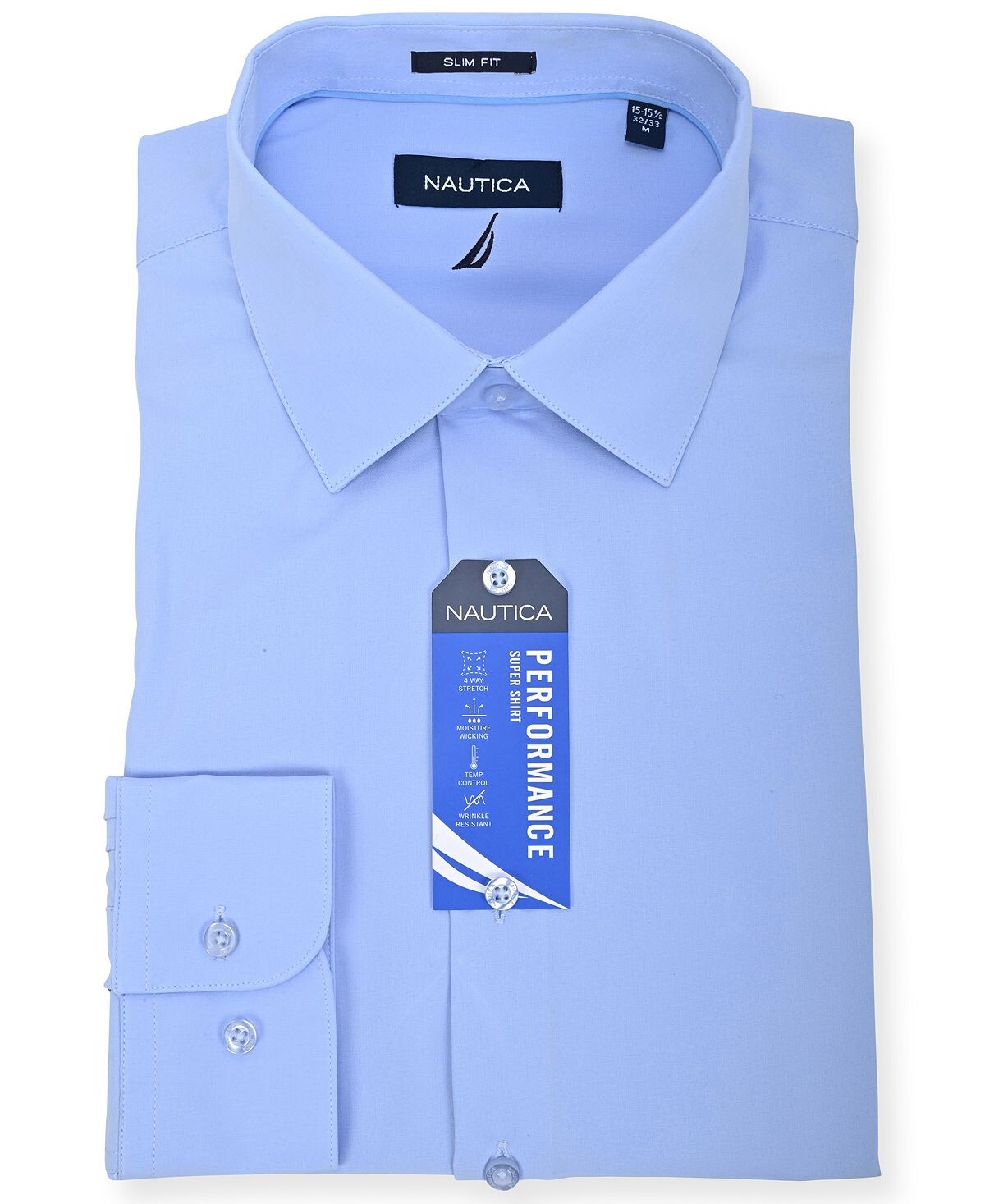 

Мужская классическая рубашка Slim Fit Supershirt Nautica