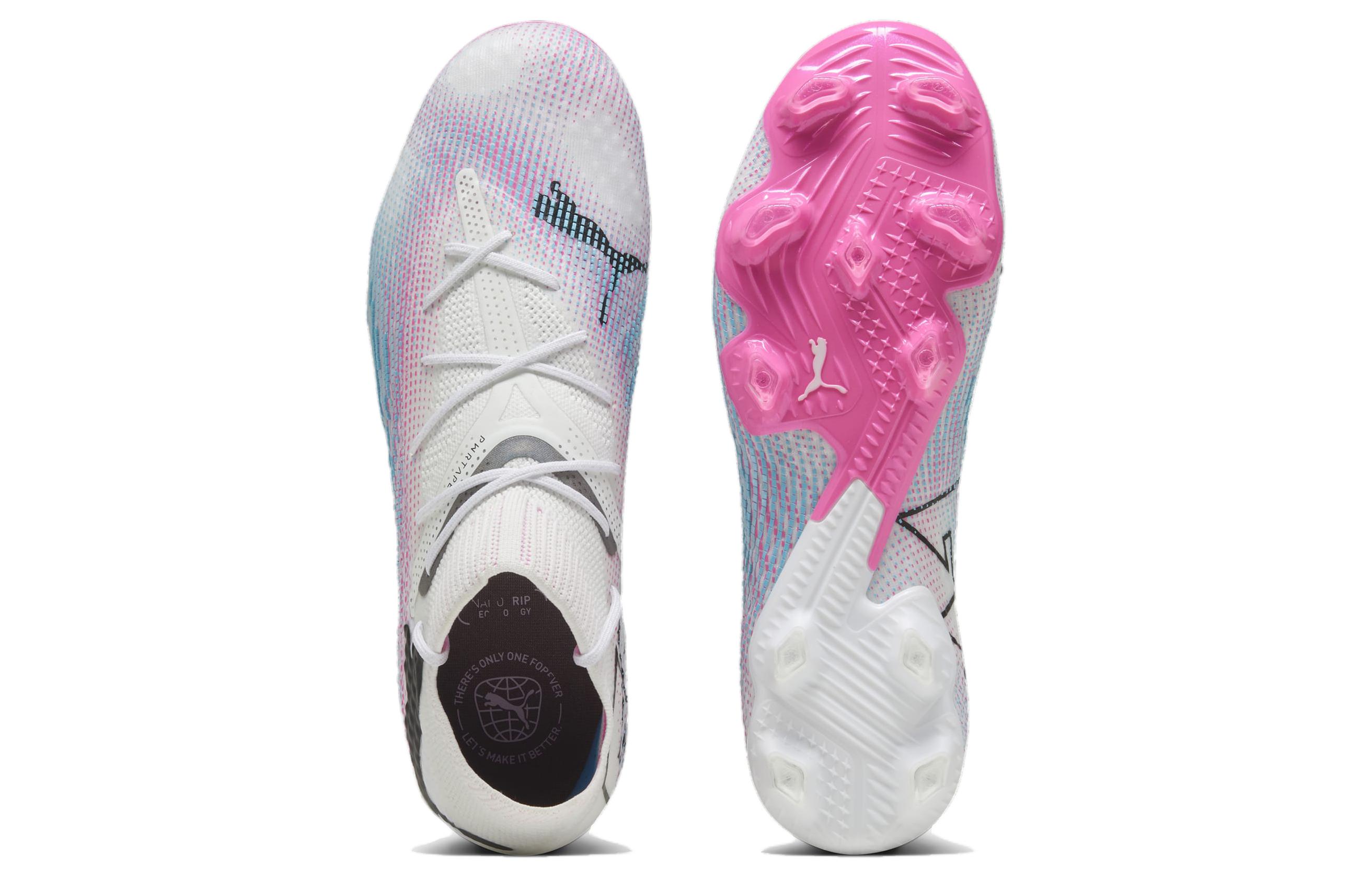 Футболка Future 7 Ultimate FG/AG 'Белый Розовый Черный' PUMA — фото 4