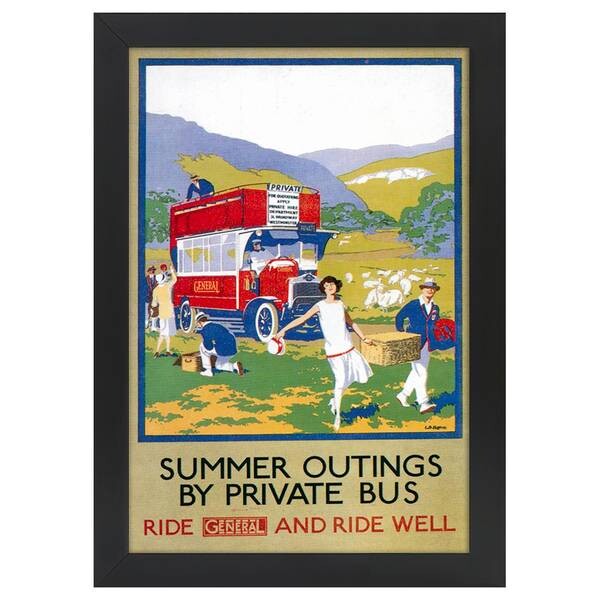 

Рамка для фотографий LegendArte Poster 1926 Summer Outings, черный