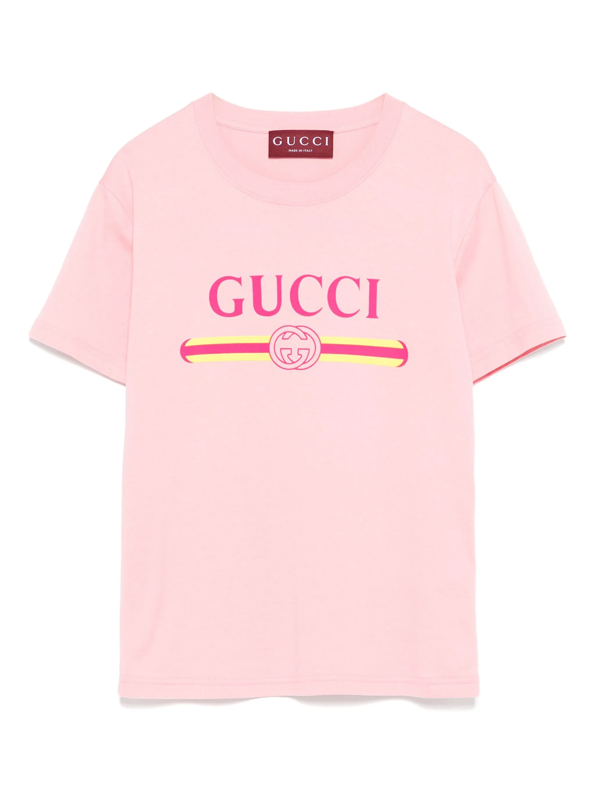 

Футболка с логотипом Gucci, розовый