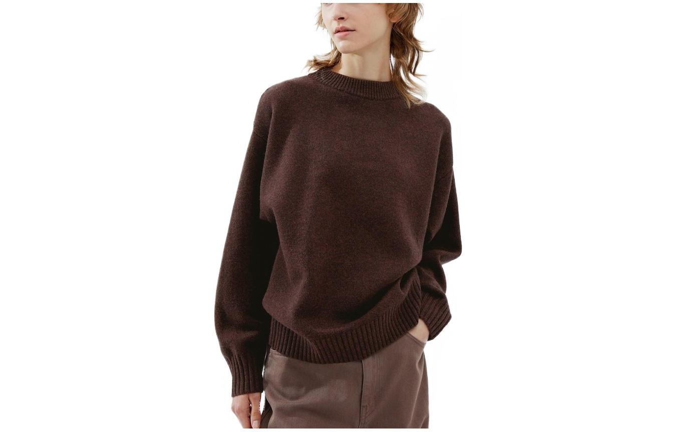 

Кашемировый свитер унисекс UNIQLO, цвет Chestnut