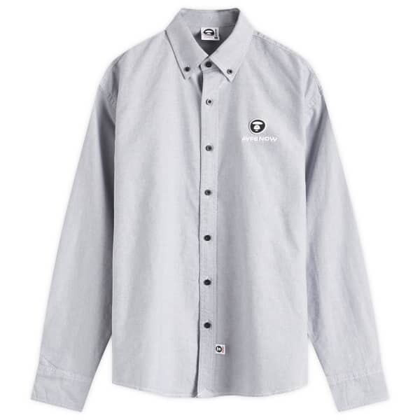 

Рубашка Aape Now Oxford Aape By A Bathing Ape, черный