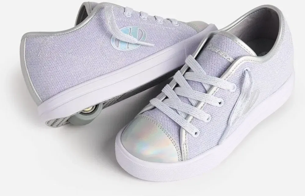 Кроссовки на колесиках, розовые, Heelys, серебристый — фото 2