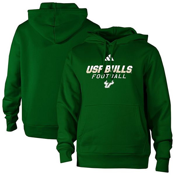 Мужская зеленая толстовка South Florida Bulls Adidas — фото 2