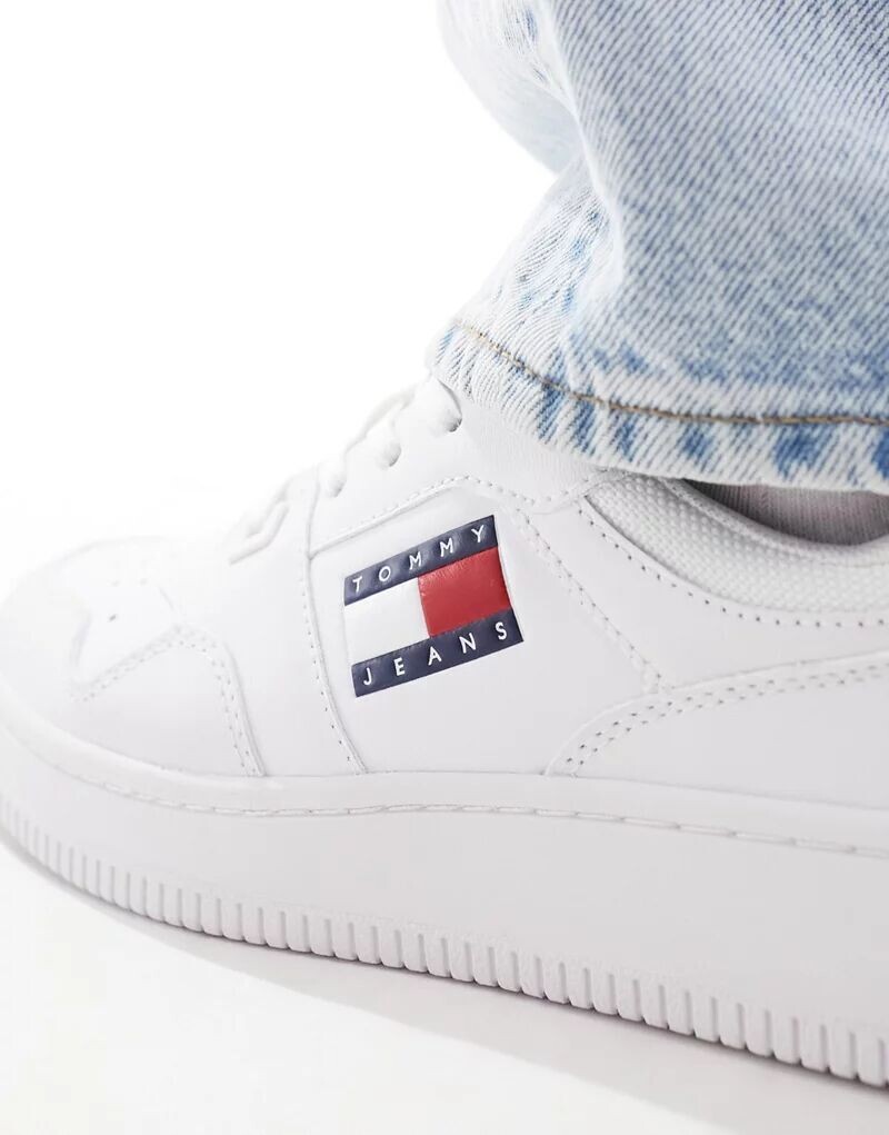 Кроссовки Tommy Jeans Retro, белый/красный/черный — фото 4
