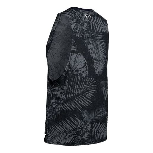 

Спортивный топ Under Armour Project Rock Aloha Camo Tank Top 'Black Grey' 1351590-001, черный