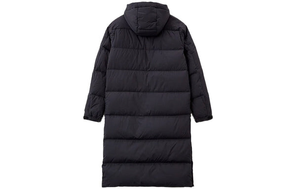 Пуховик adidas 3ST Long Coat Outdoor Sports Hooded Stay Warm Down Jacket Black, черный — фото 2