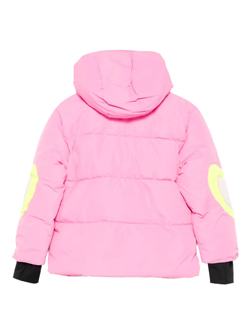 Декорированный пуховик Stella Mccartney Kids, розовый — фото 2