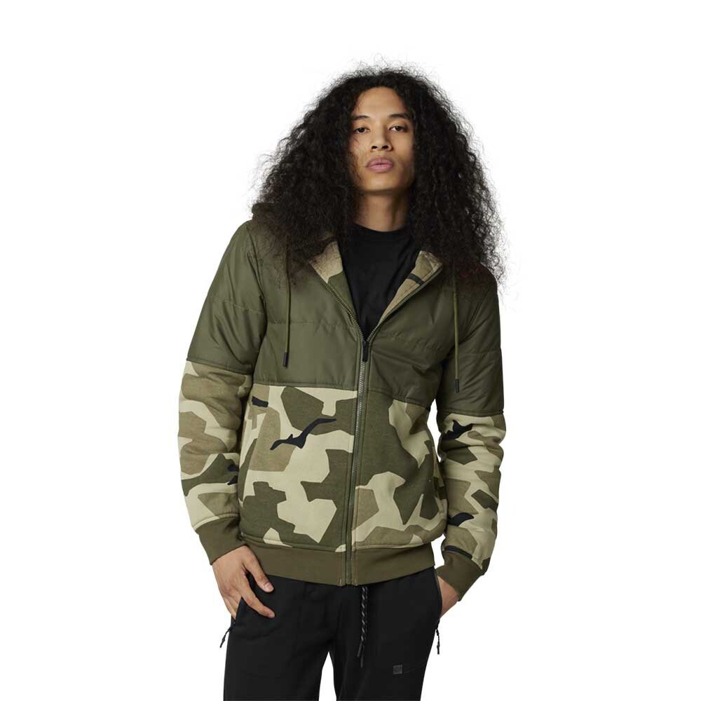 

Толстовка Fox Racing Lfs Lindon Sasquatch 30276 Full Zip, зеленый
