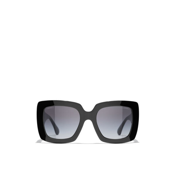 

Квадратные солнцезащитные очки Chanel, черный