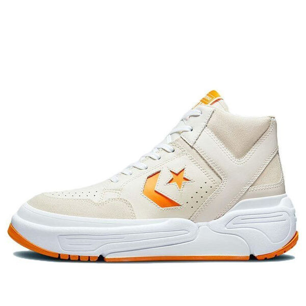 

Кроссовки weapon cx leather & suede high top 'egret' Converse, белый