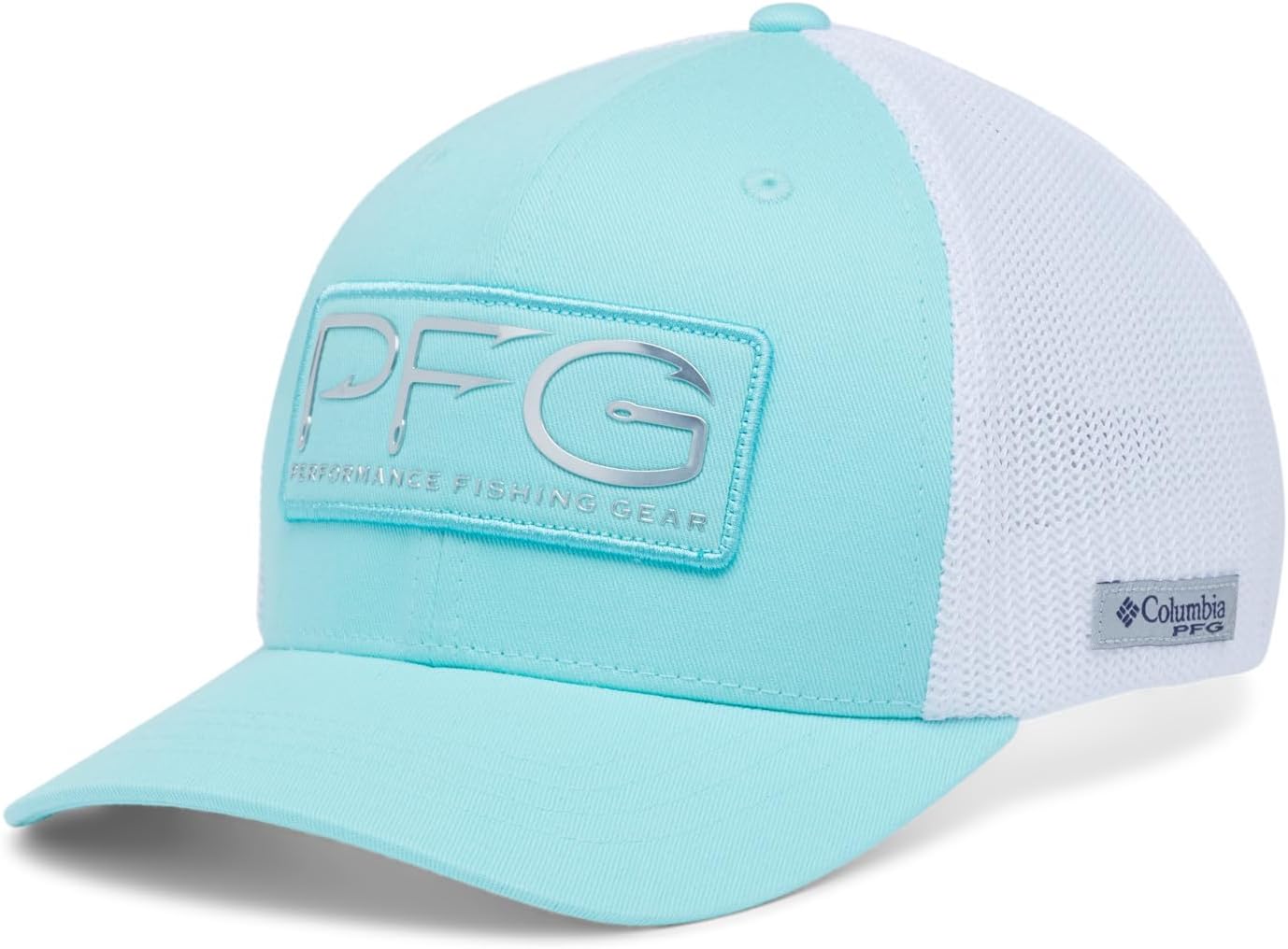 

Columbia Unisex-Child^Boys^Girl's PFG Junior Mesh Ball Cap, Gulf Stream/Pfg Hook