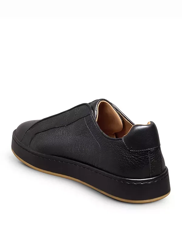 Кроссовки-Слипоны Banks court с эластичной шнуровкой Allen Edmonds, Black — фото 3