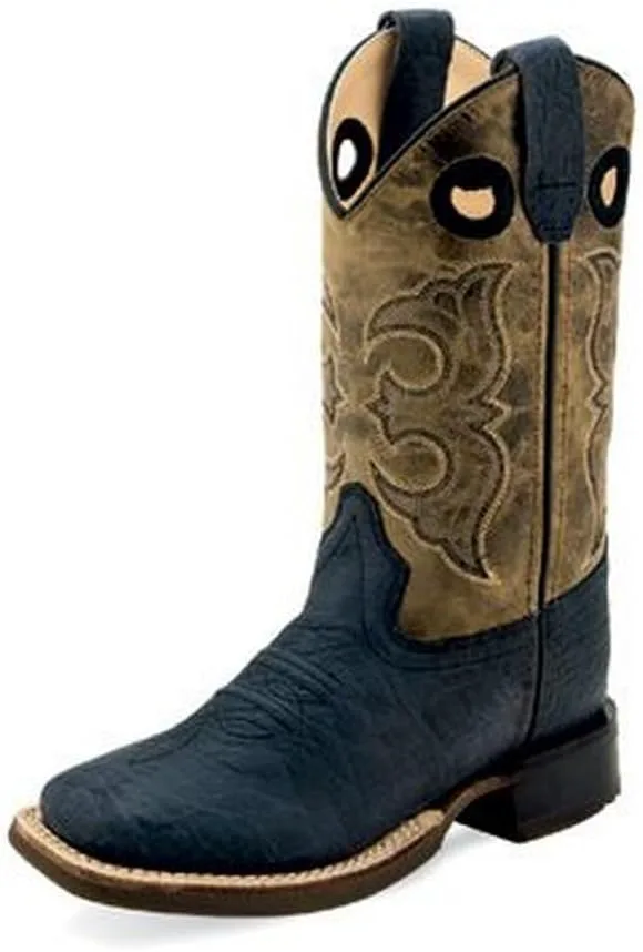 

Старомодные вестернские ботинки для мальчиков, дымчатый (для малышей/маленьких детей) Old West, коричневый