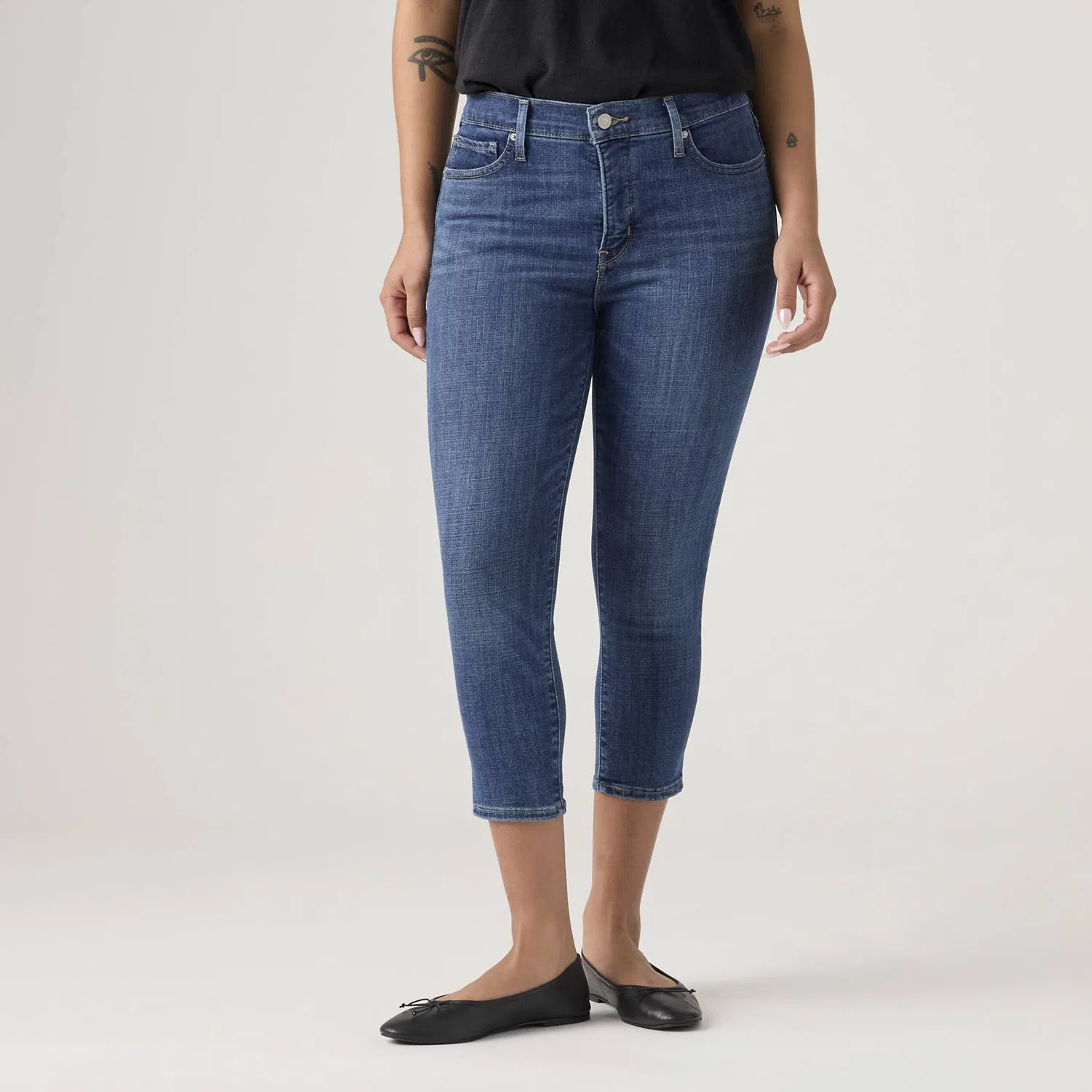 Джинсы Slim Fit Levis Голубые — фото 3