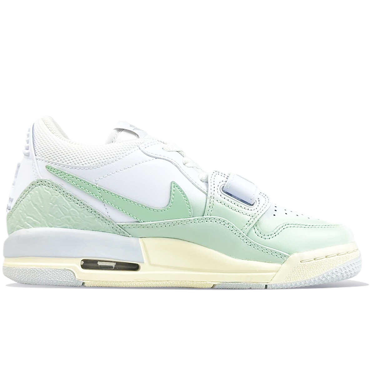 Кроссовки Jordan Legacy 312 Vintage Basketball Shoes Women's Low-top White/Green, зеленый — фото 3