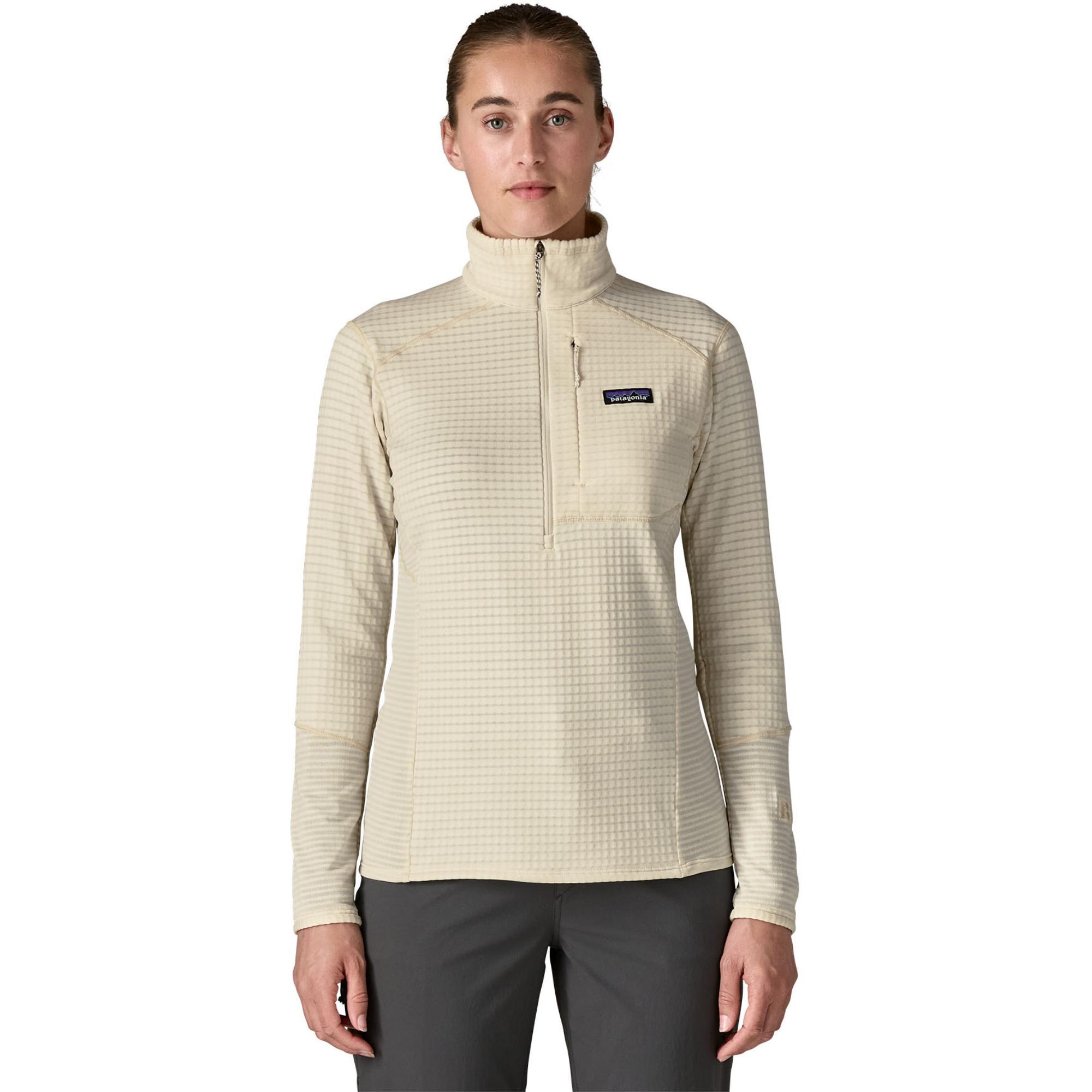 

Женская флисовая толстовка R1 с половинной молнией Patagonia, Wool White
