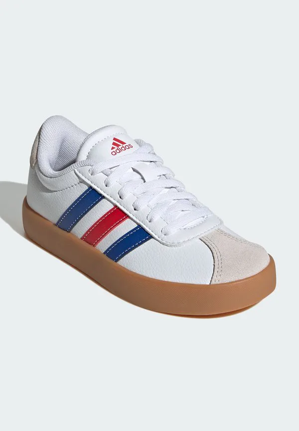 Кроссовки vl court 3.0 для первых шагов Adidas Sportswear, Cloud White Royal Blue Better Scarlet — фото 2