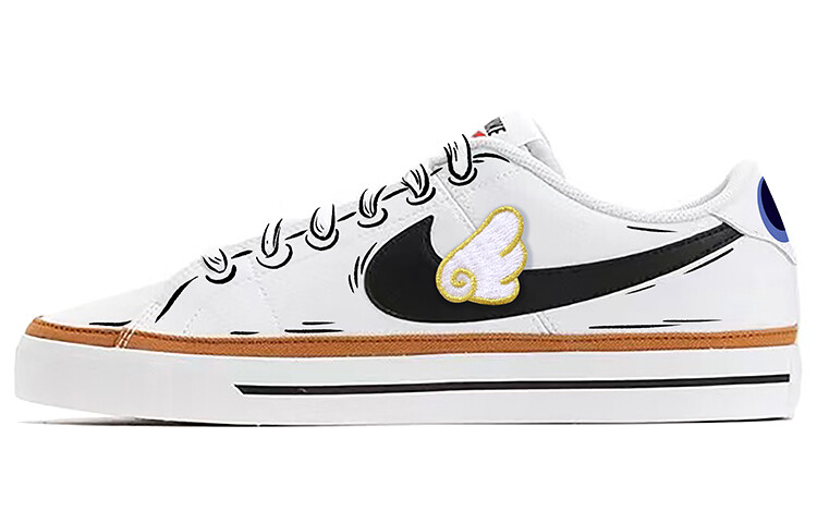 

Кроссовки Nike Court Vision 1 Skateboard Shoes Unisex Low-Top Black White