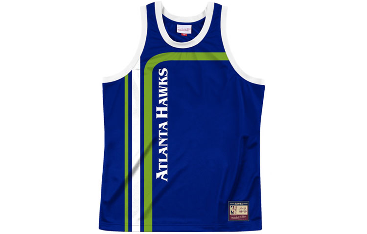 

Mitchell Ness Баскетбольная майка Mitchell & Ness, мужская, синие